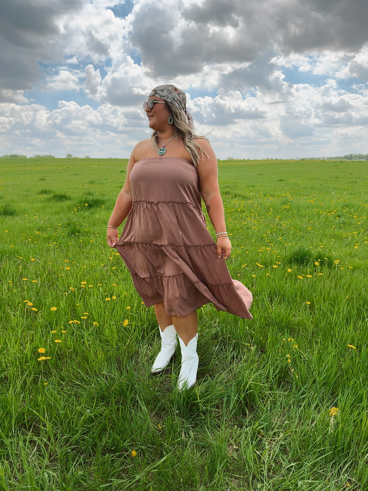 Sunkissed Layers Skirt - Plus