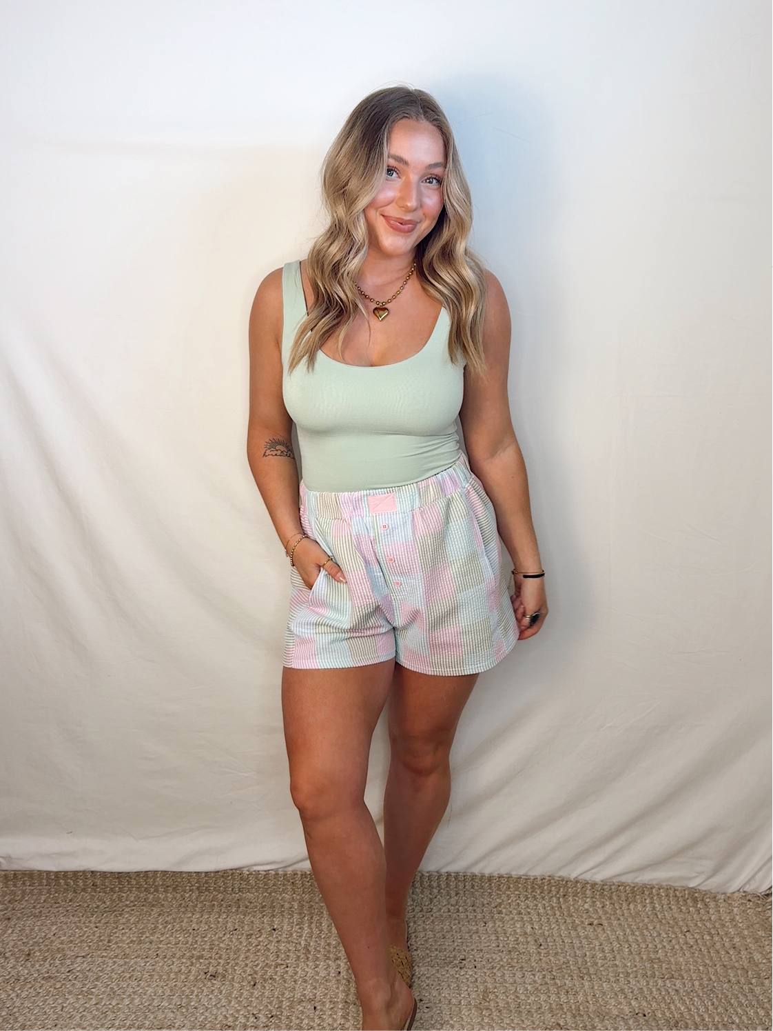 Scoop Neck Staple Tank Sprout