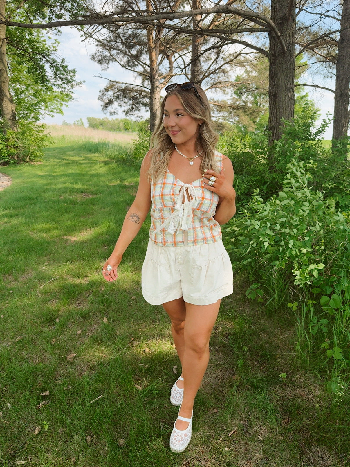 Peachy Keen Bow Tank