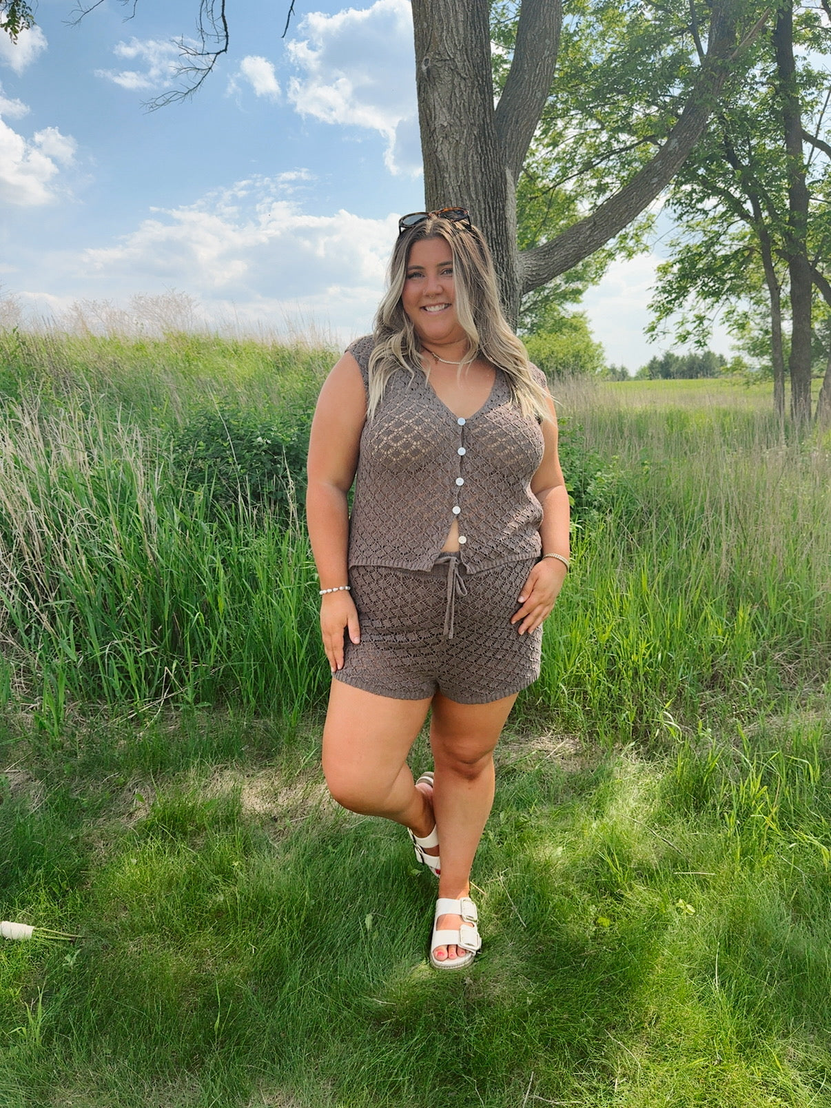 Brown Sugar Knit Top