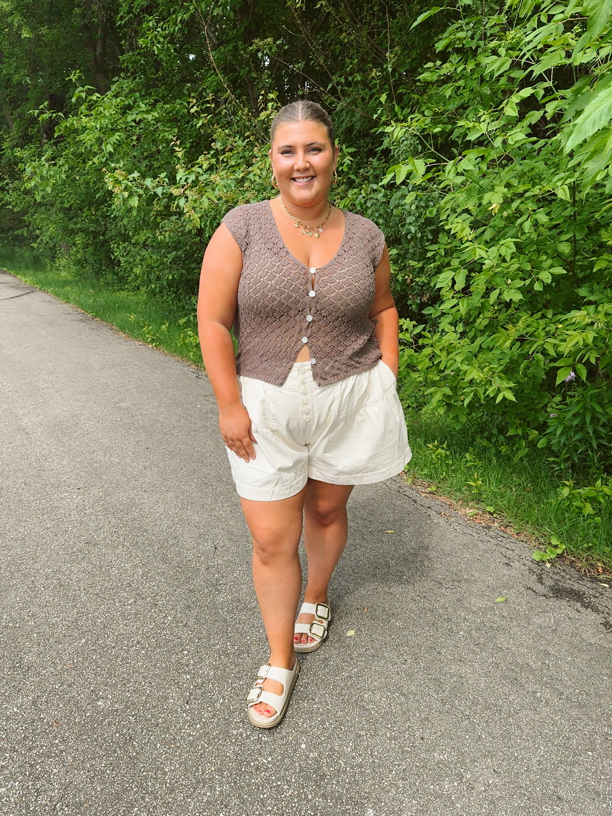 Vintage Vanilla Shorts - Plus
