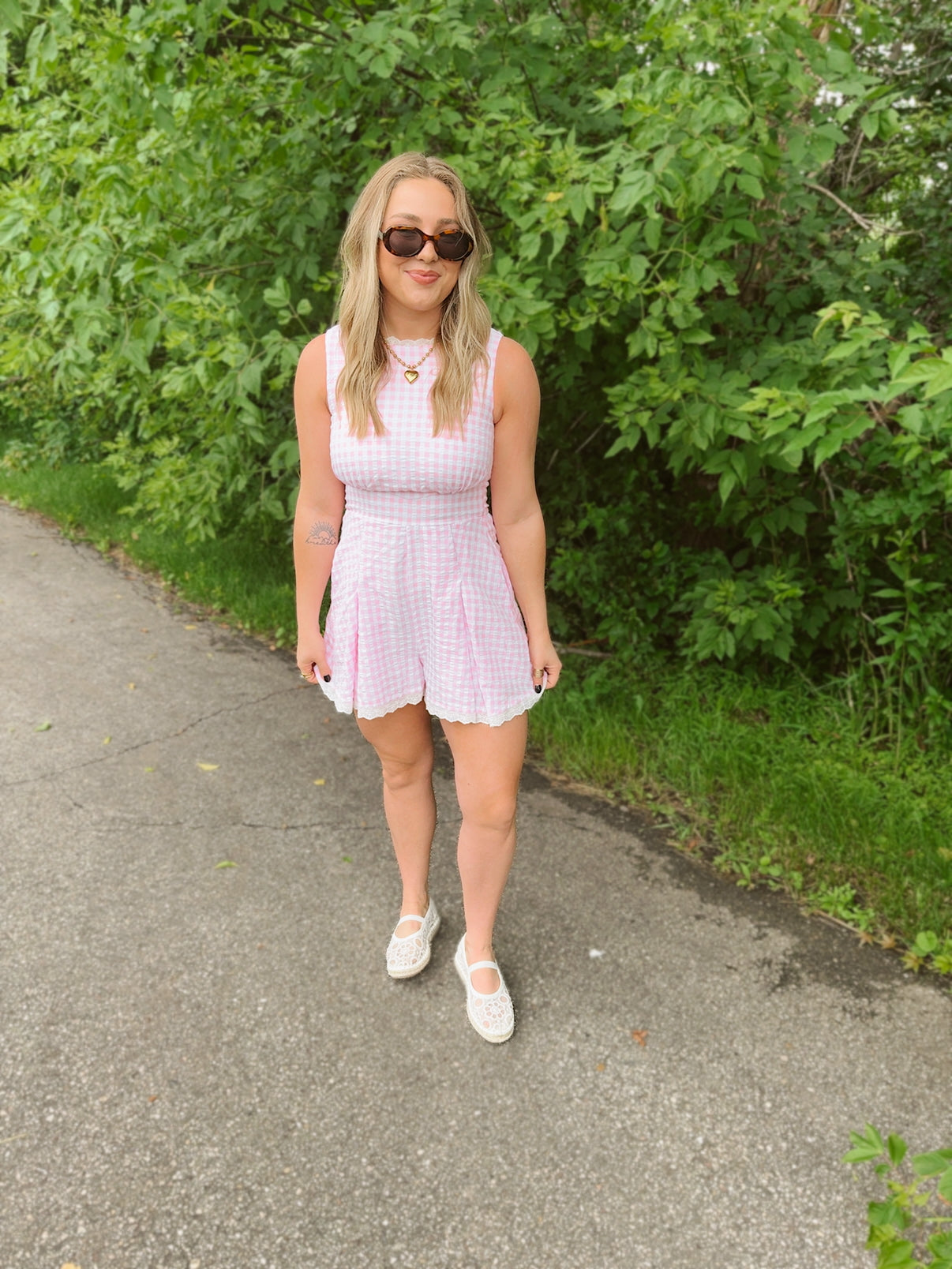 Pretty in Pinknic Romper
