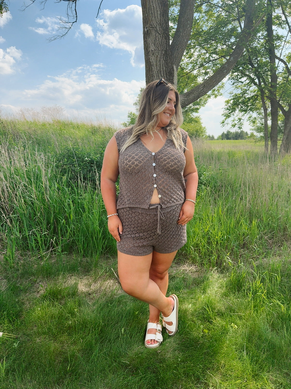 Brown Sugar Knit Top