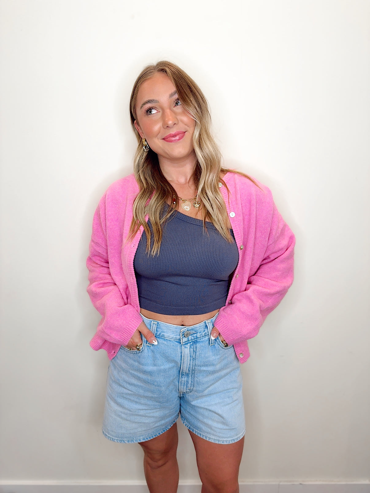 The Soft Focus Knit - Pink