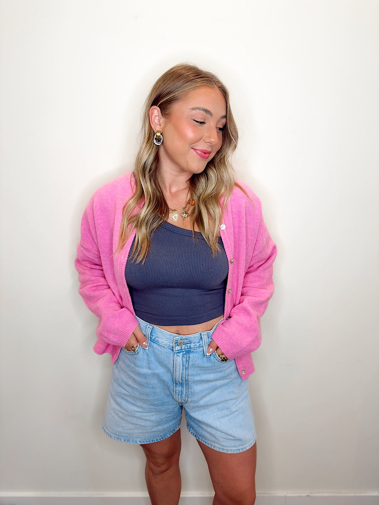 The Soft Focus Knit - Pink