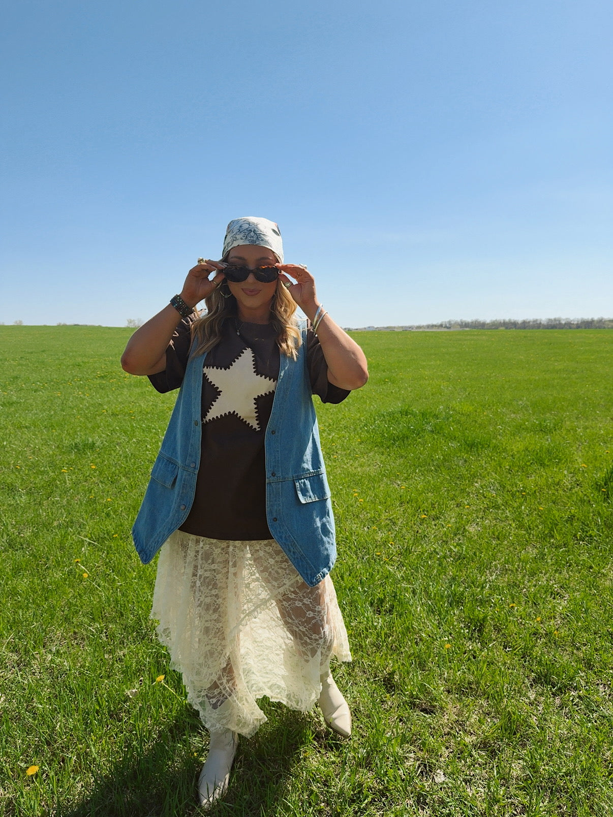 Prairie Blues Vest SLIGHTLY IMPERFECT