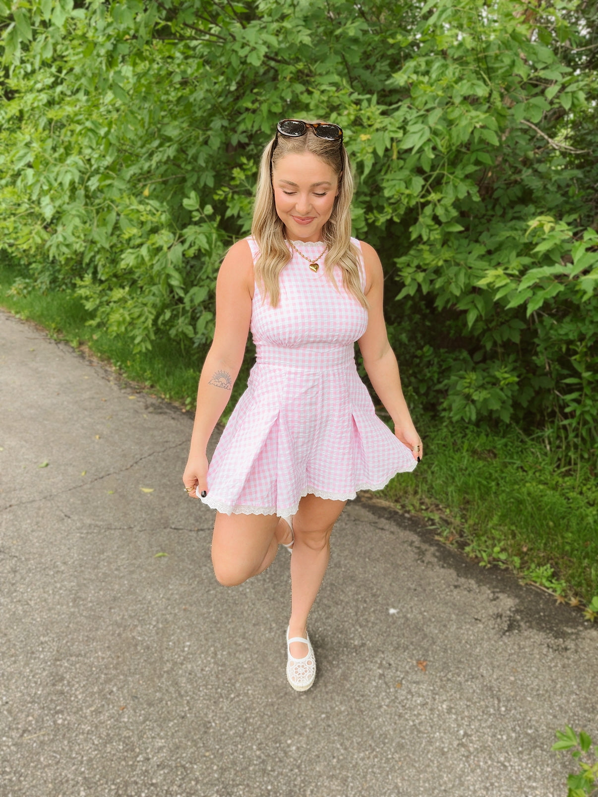 Pretty in Pinknic Romper