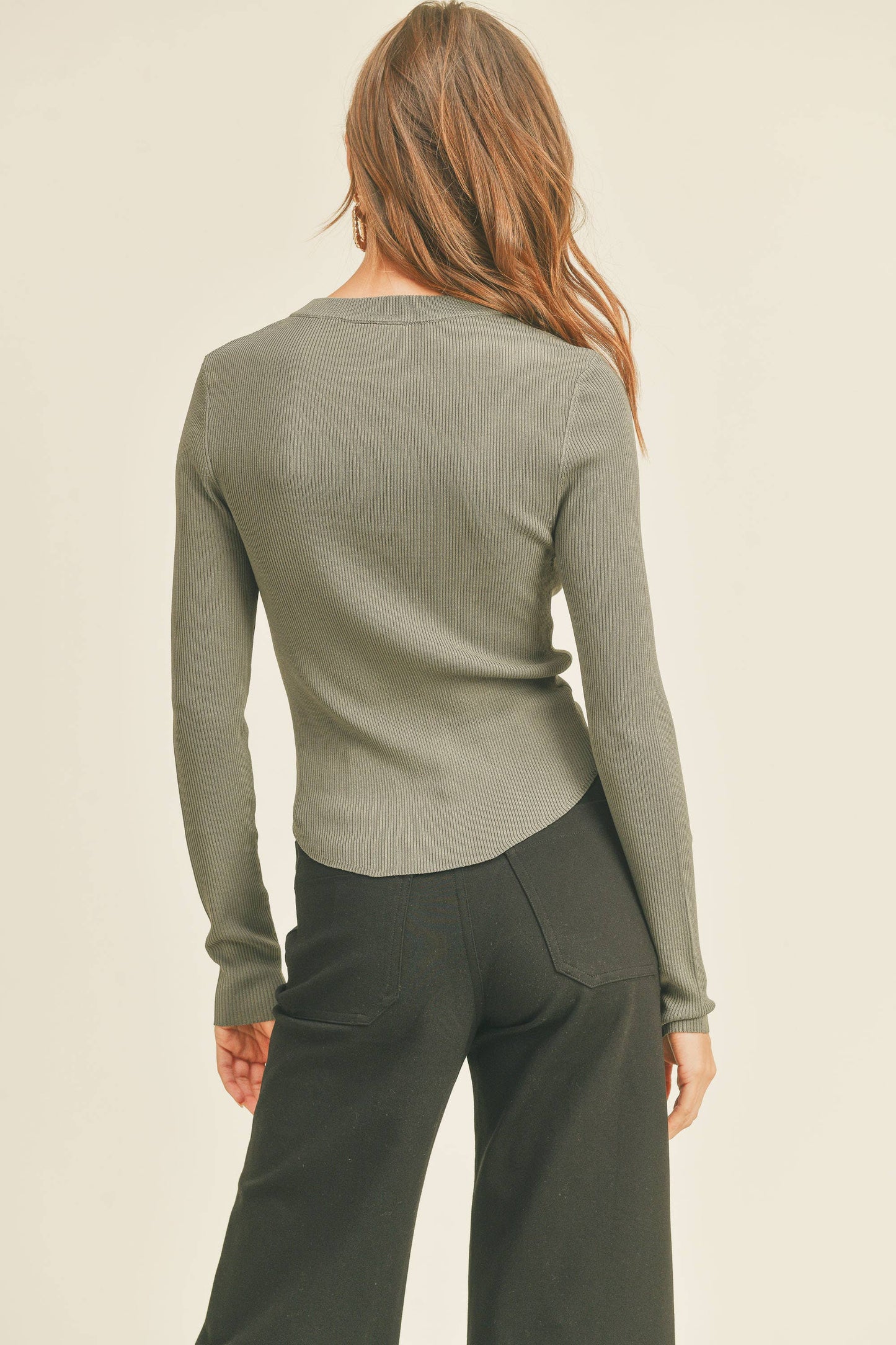 Go To Layering Long Sleeve - Olive