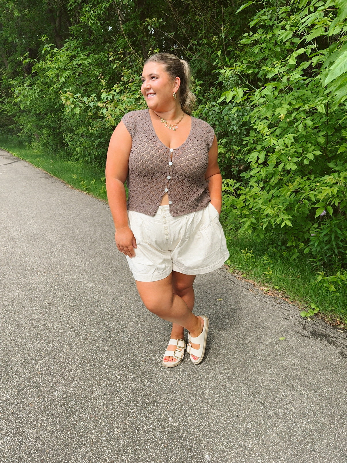 Vintage Vanilla Shorts - Plus