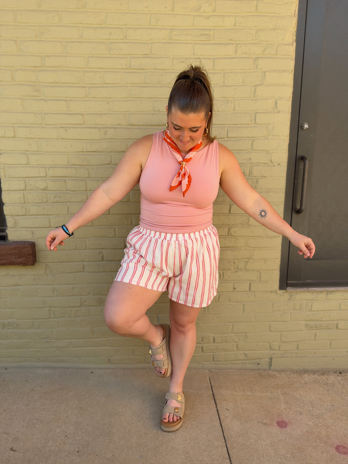 High Neck Staple - Pink Plus