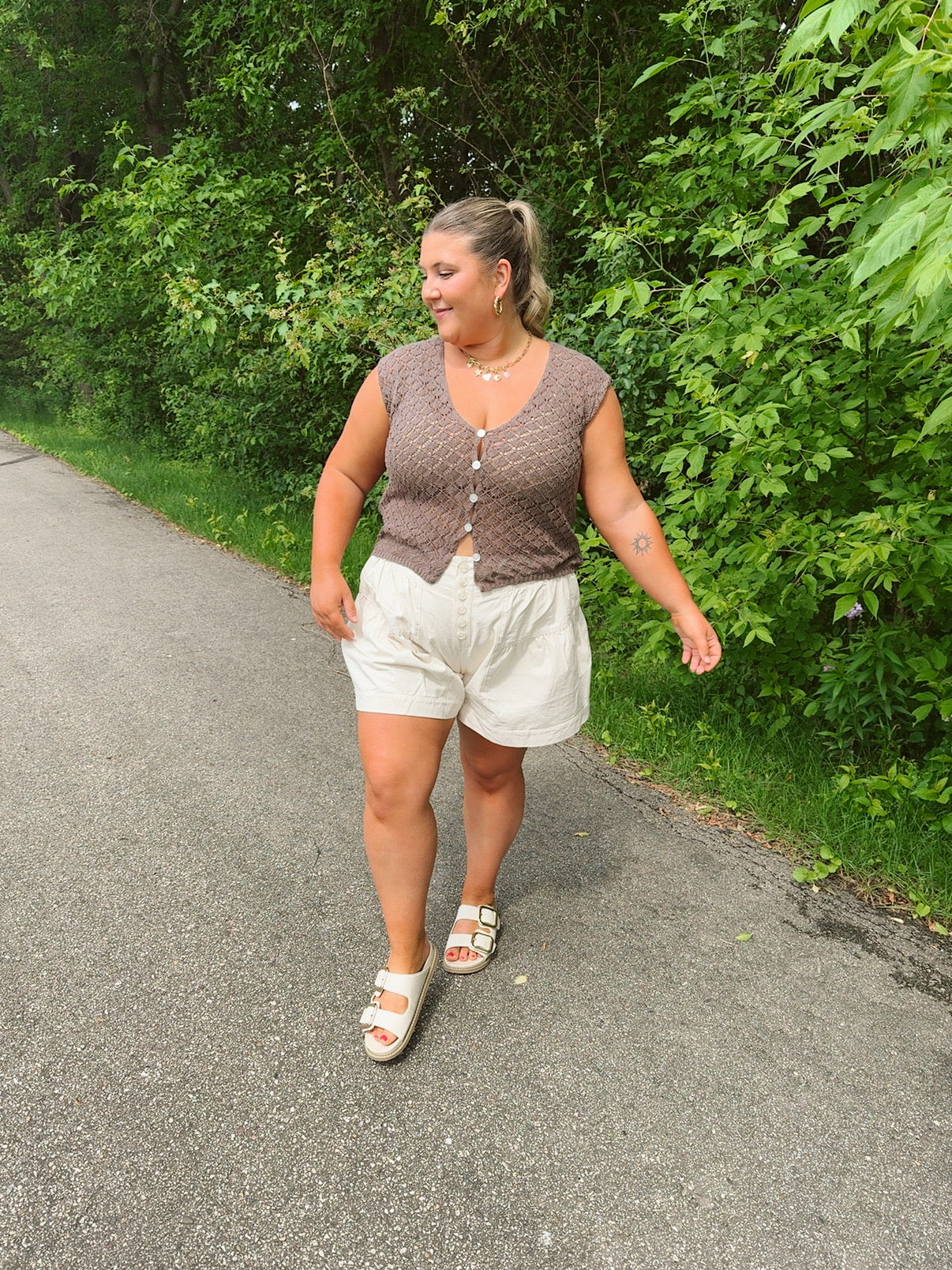 Vintage Vanilla Shorts - Plus
