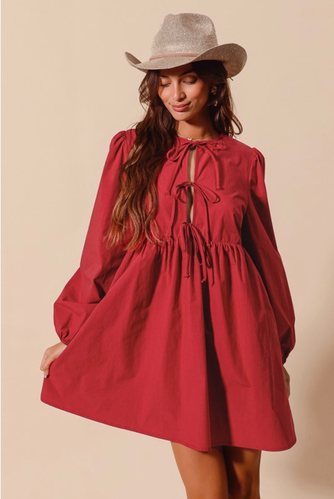 Sweetheart Dress Merlot
