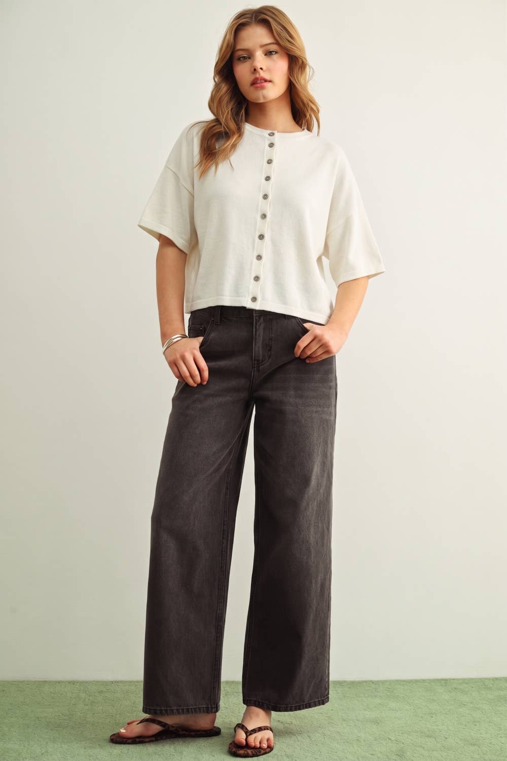 Stevie Button Cardigan