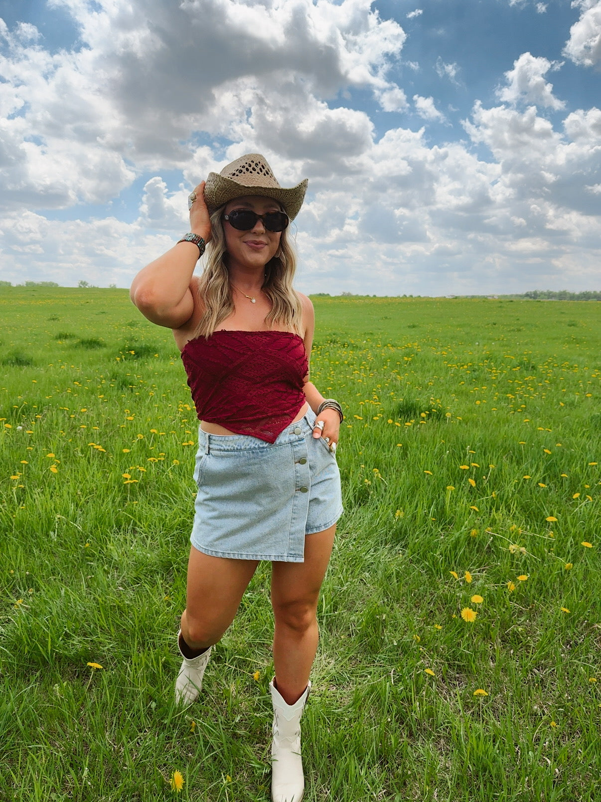 Rodeo Nights Tube Top