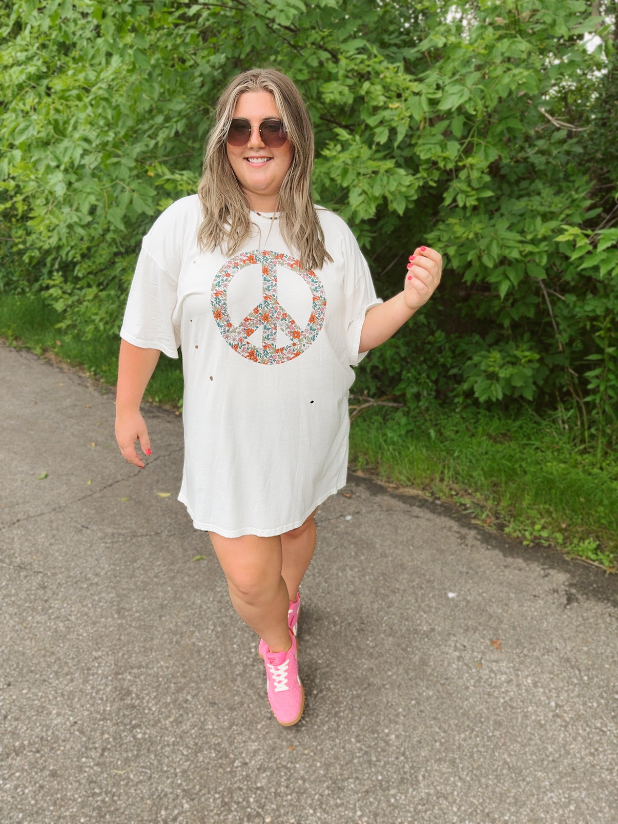 Wanderer's Peace Tee White