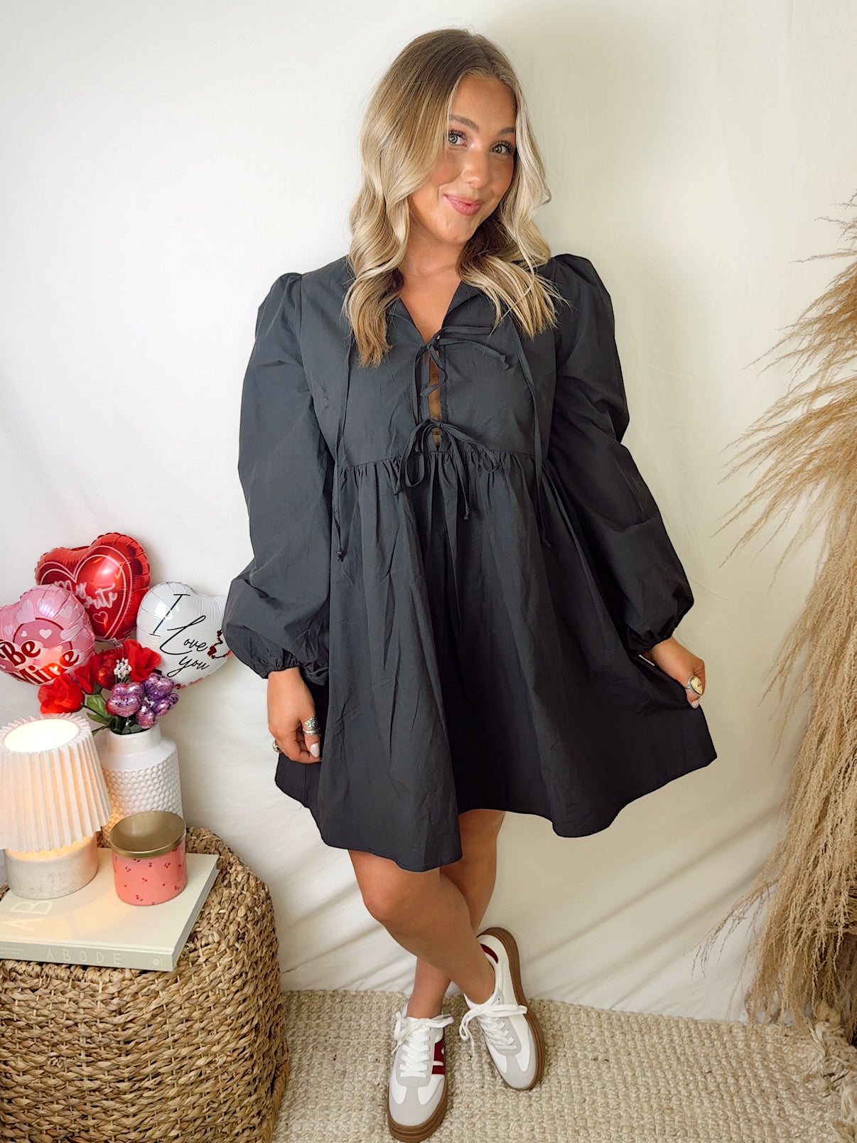Sweetheart Dress Black
