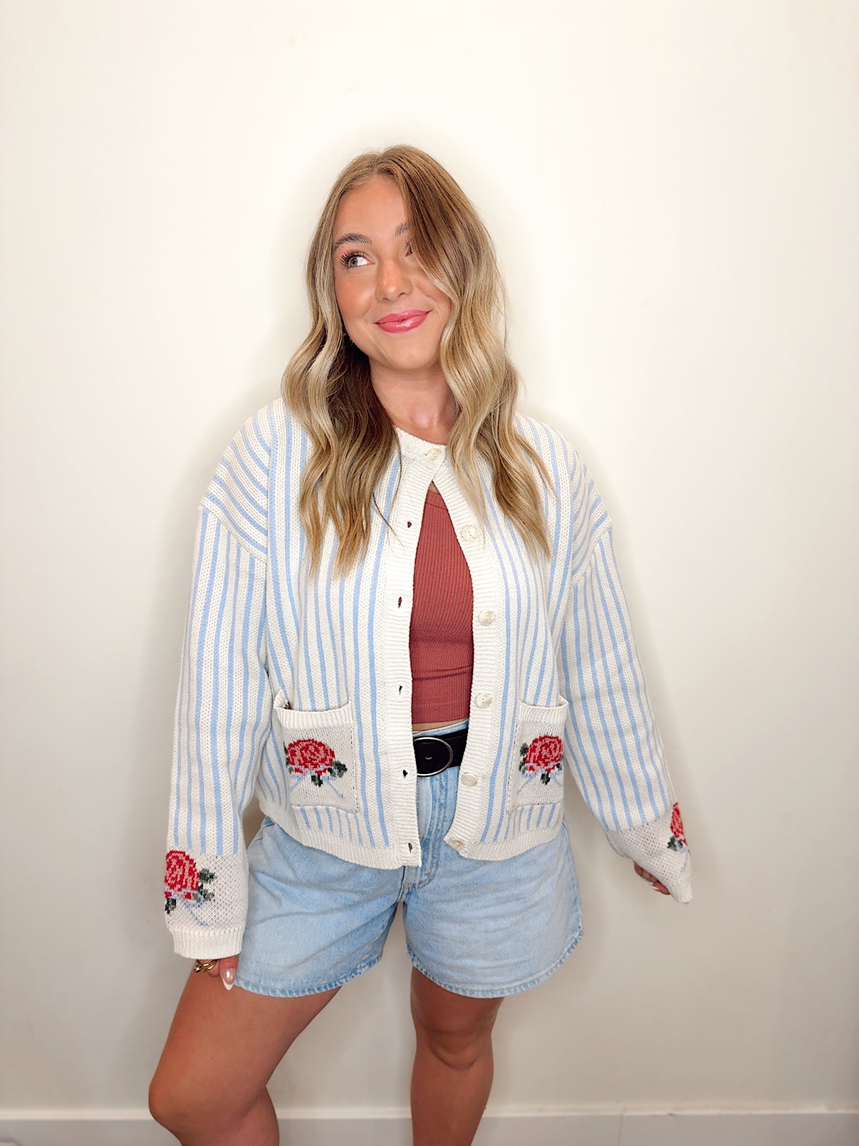 Vintage Rosebud Knit