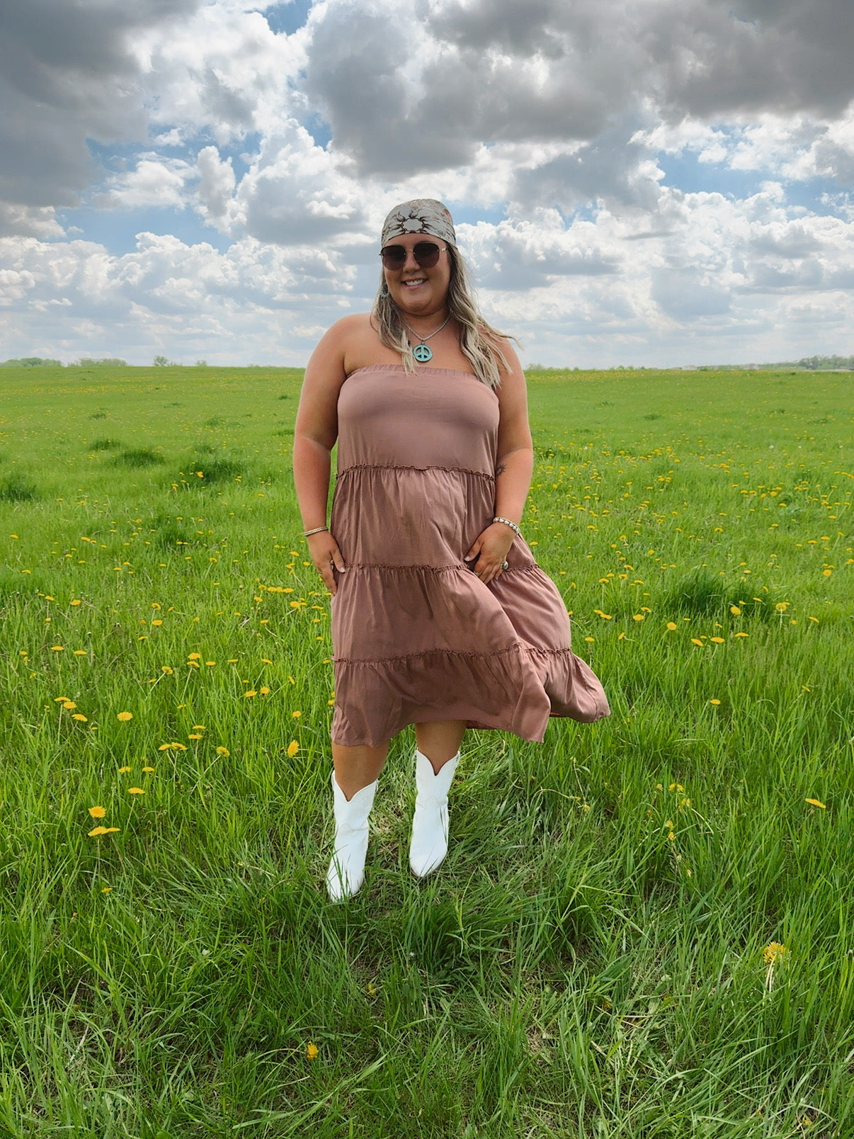 Sunkissed Layers Skirt - Plus