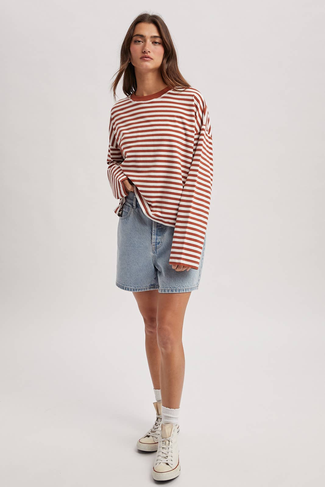 Sunday Stroll Shorts - Light Denim