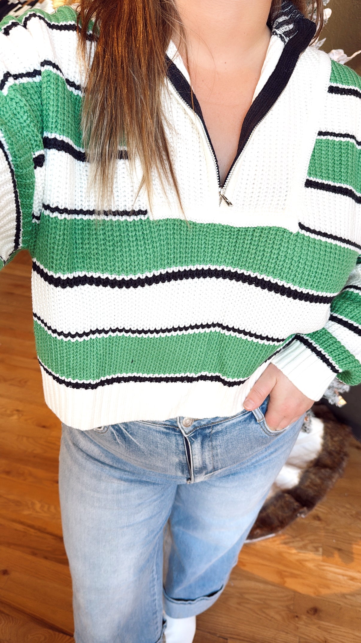 Evergreen Frost 1/4 Zip