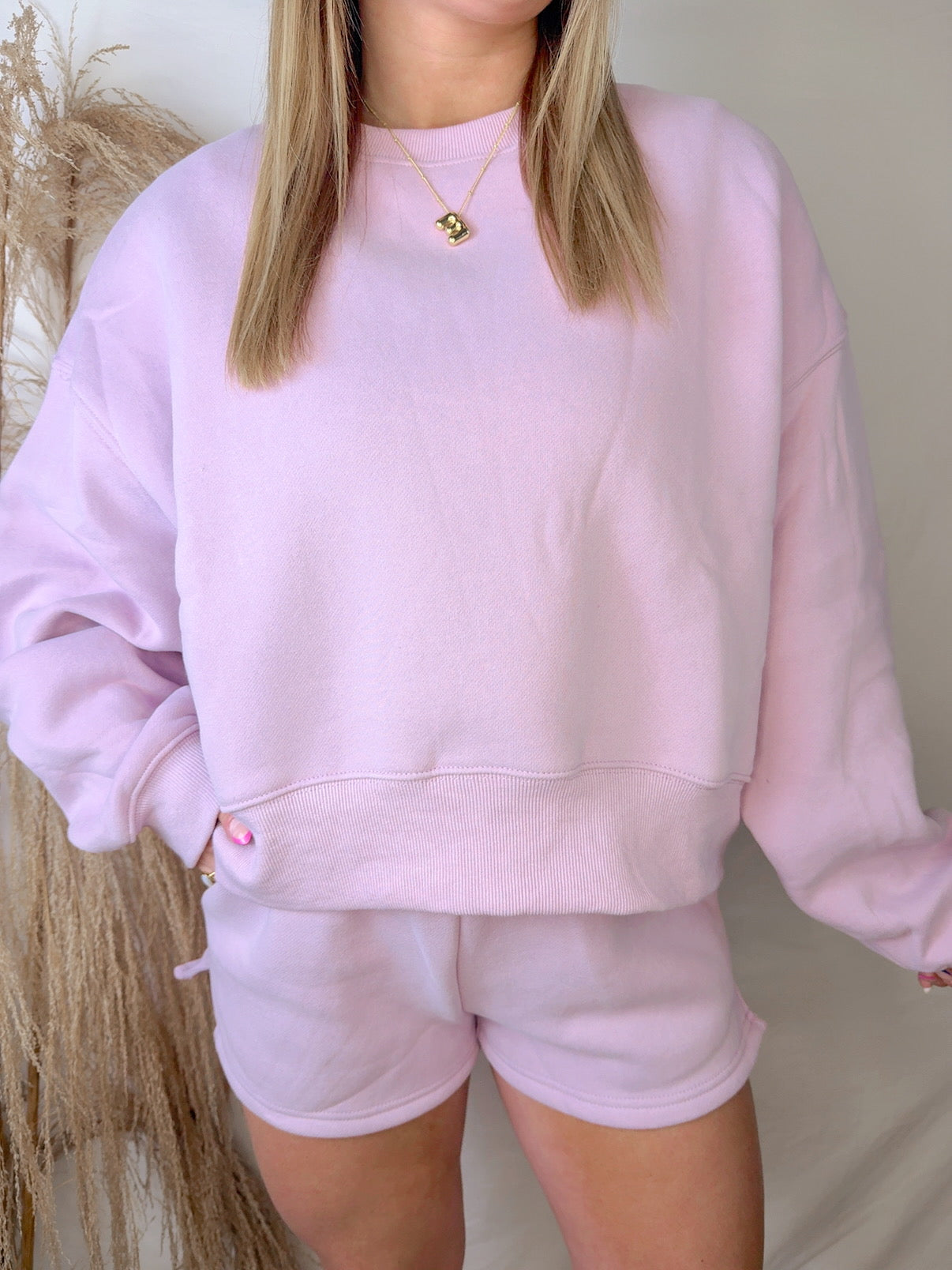 All Around Comfort Crewneck - Lilac