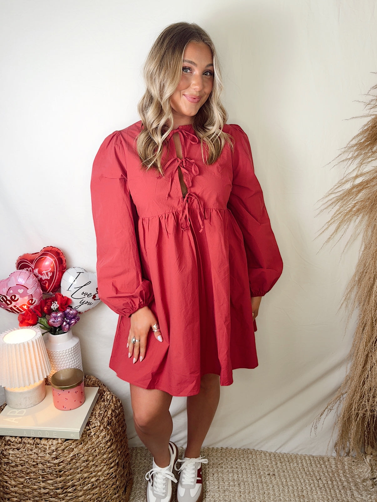 Sweetheart Dress Merlot