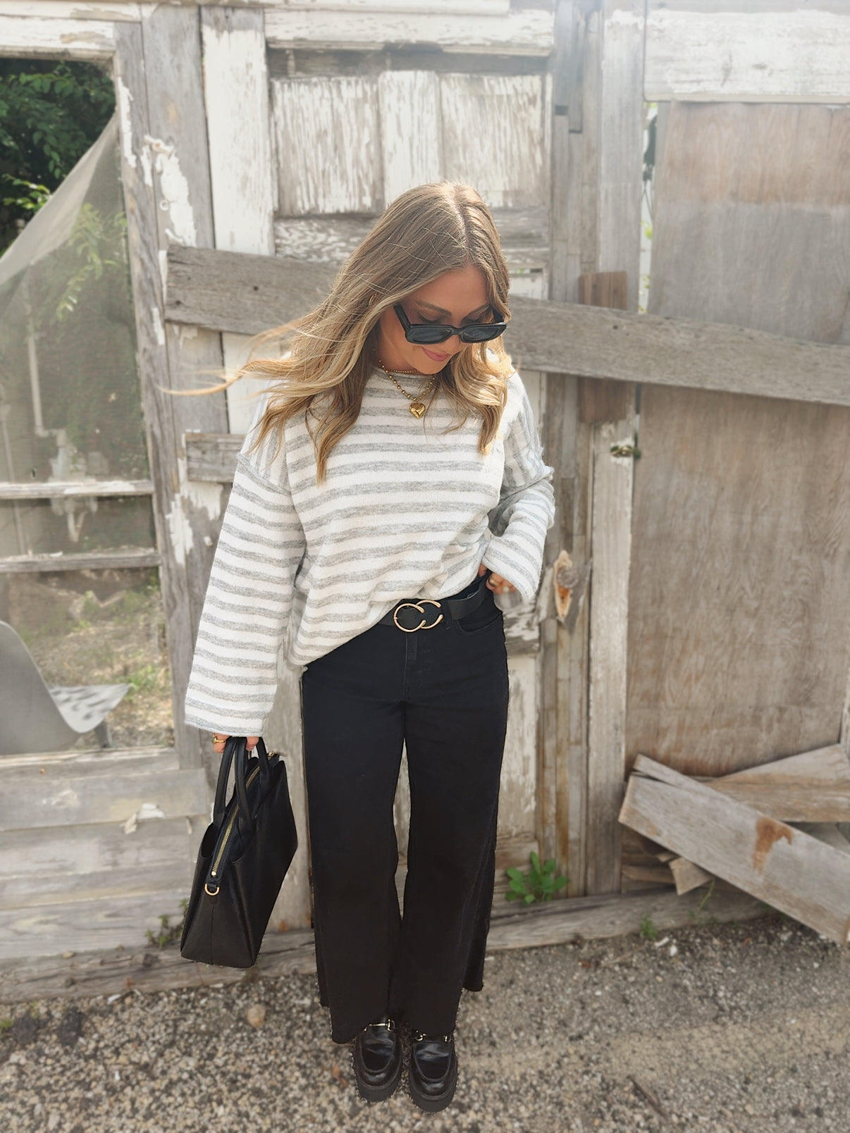 Silver Lining Sweater - Light Blue