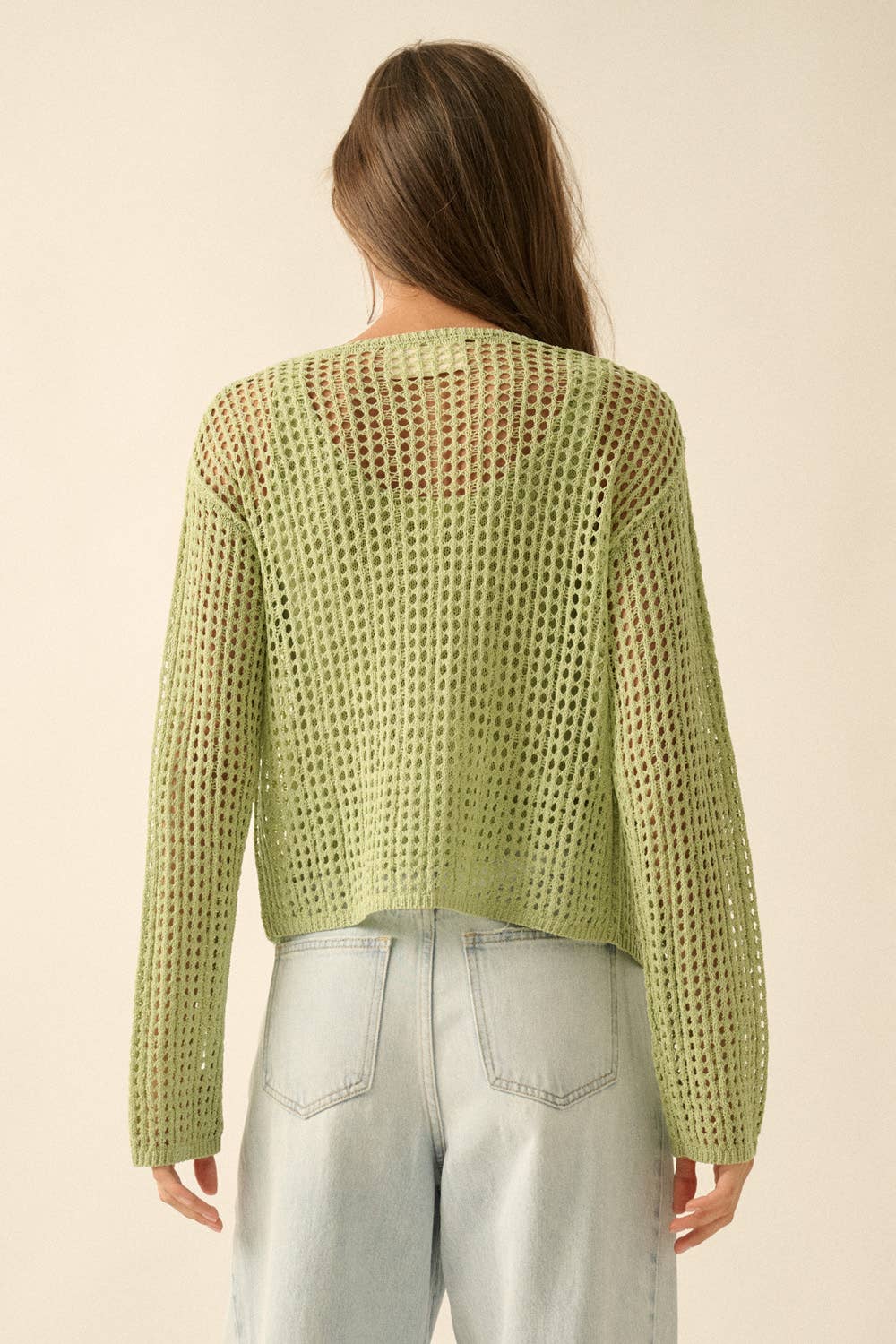 Pistachio Dream Tank & Cardigan