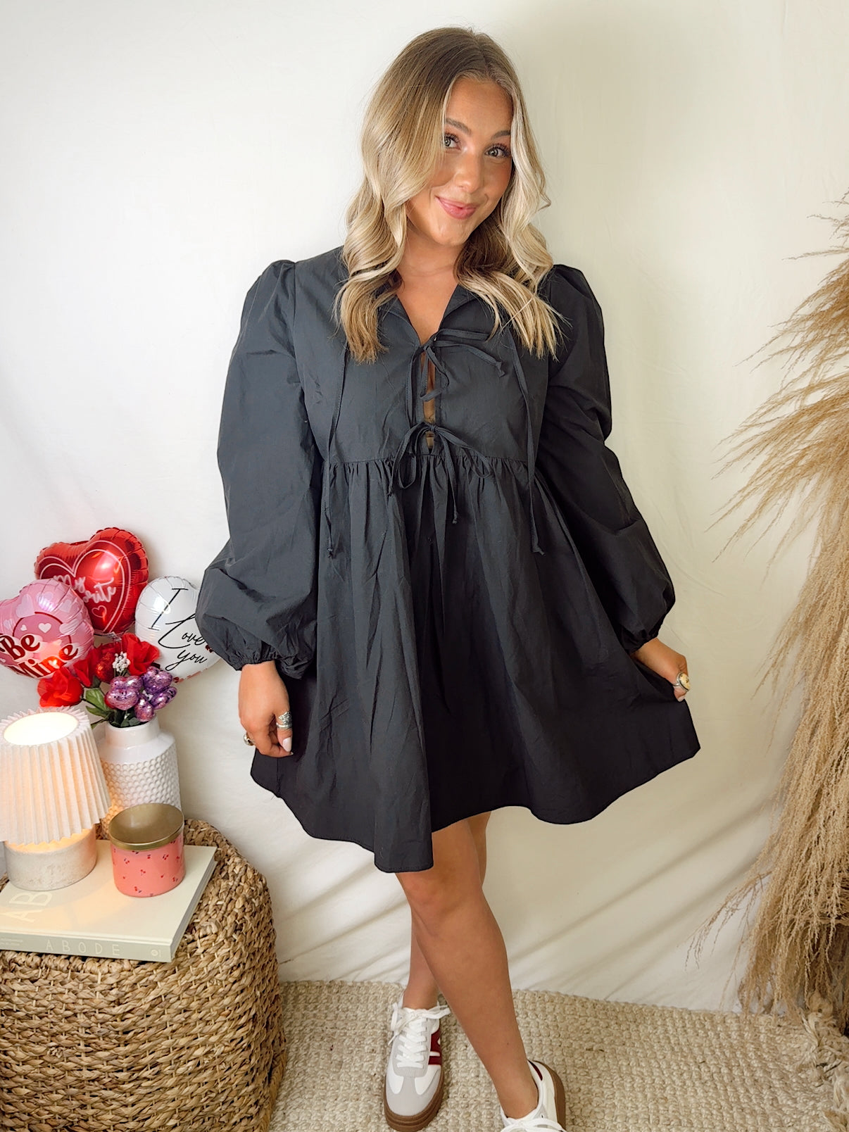 Sweetheart Dress Black