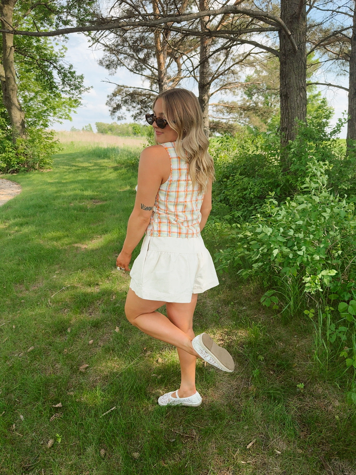 Peachy Keen Bow Tank