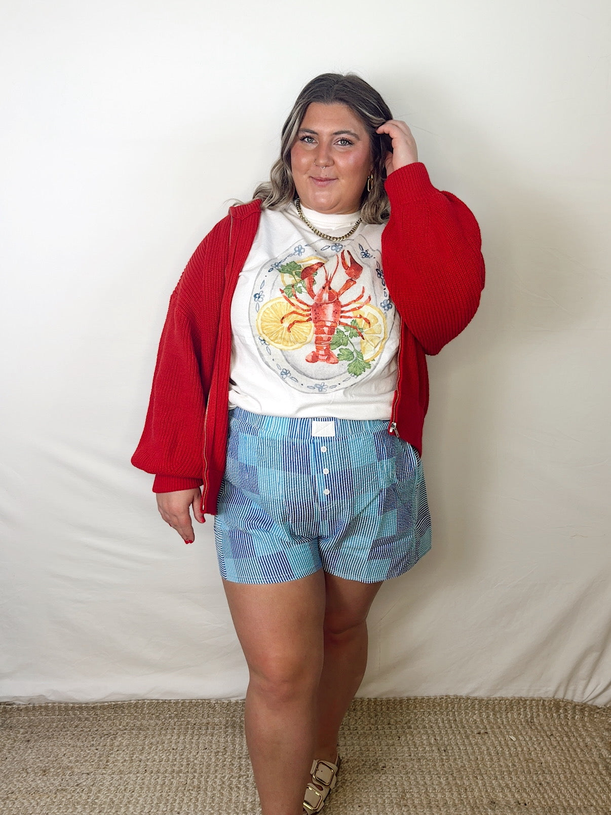 Everyday Boxer Shorts Plus - Blue Mix