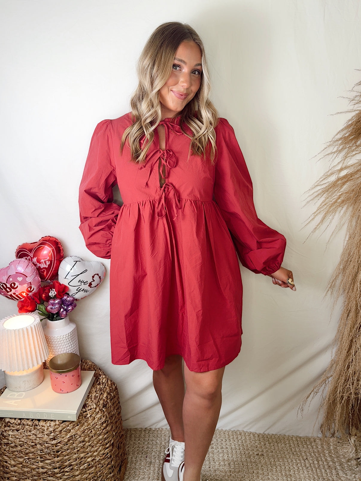 Sweetheart Dress Merlot