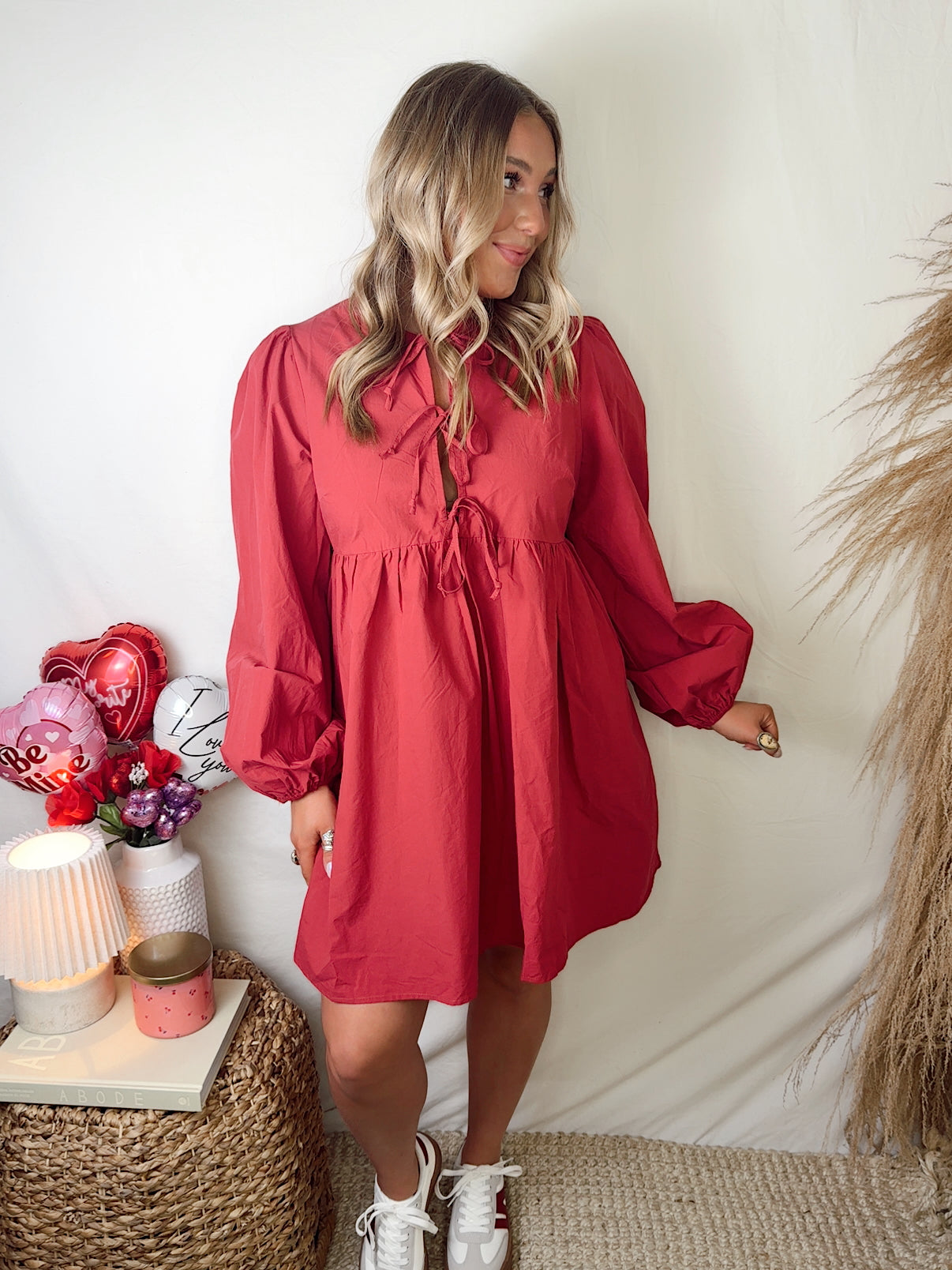 Sweetheart Dress Merlot