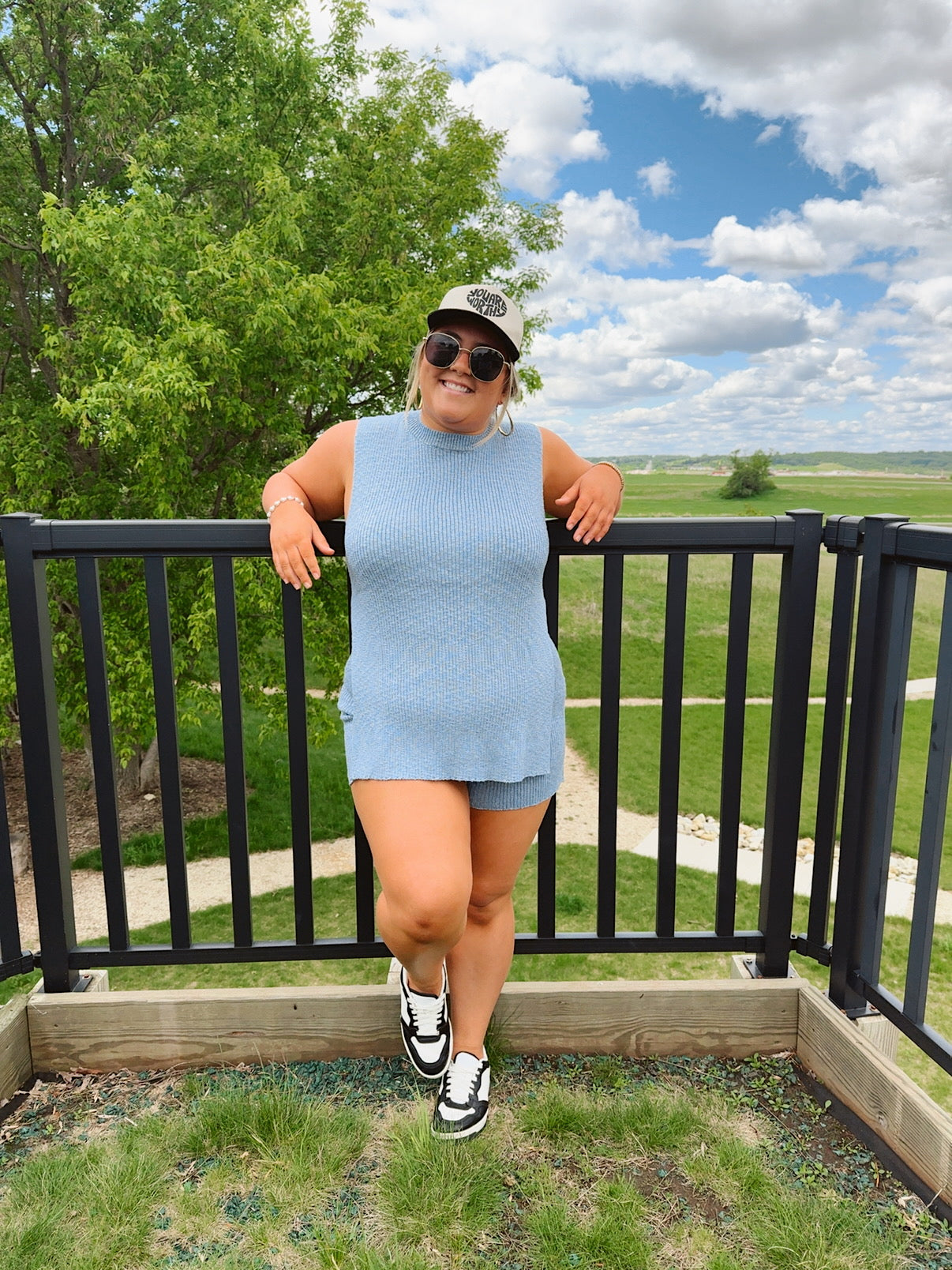 Blue Breeze Knit Set