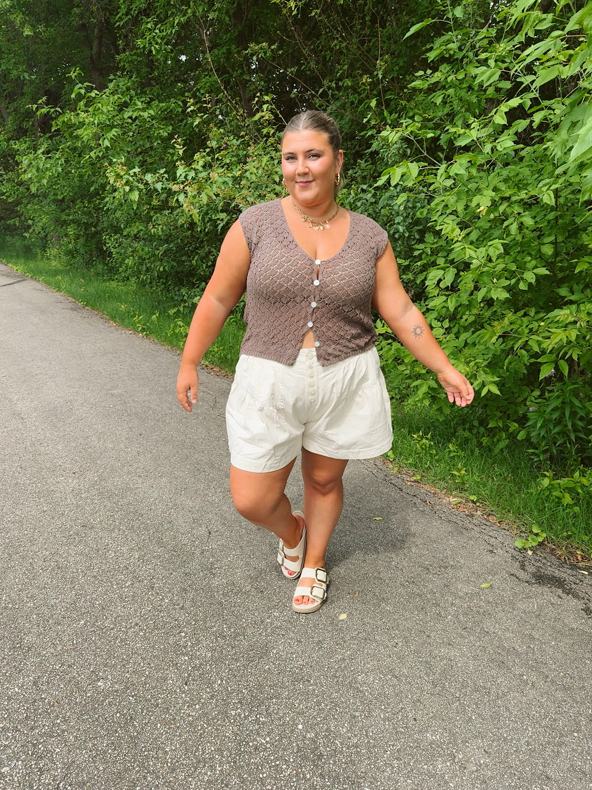 Vintage Vanilla Shorts - Plus