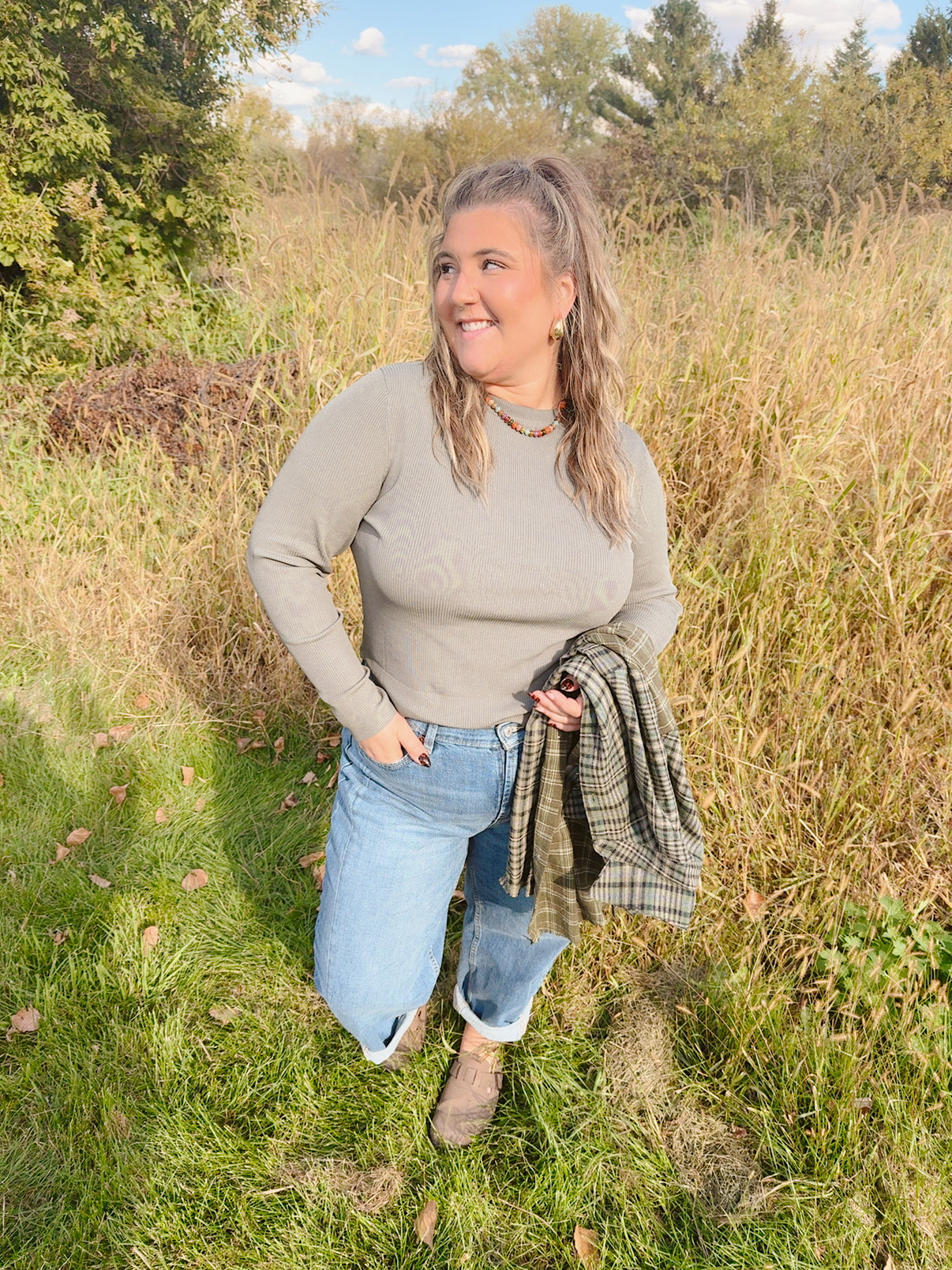Go To Layering Long Sleeve - Olive