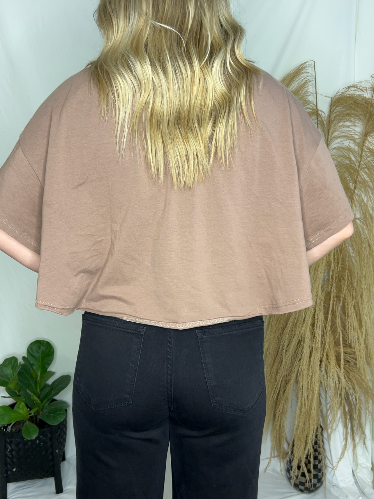 Black High Rise Wide Leg Jeans - Extended Sizes