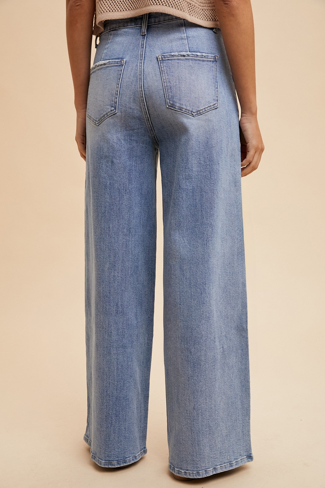 Comfort Stretch Wide Leg Jeans