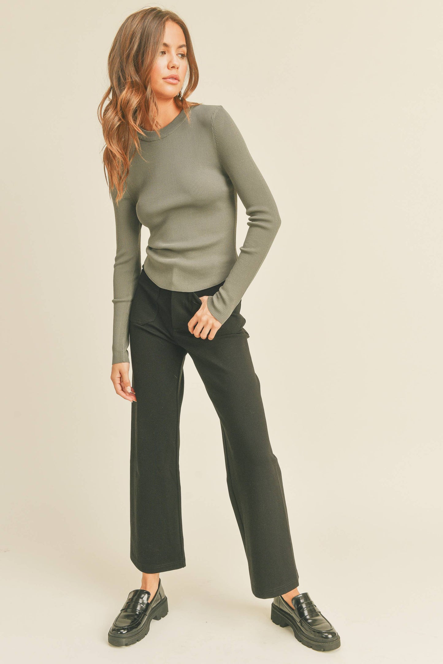 Go To Layering Long Sleeve - Olive