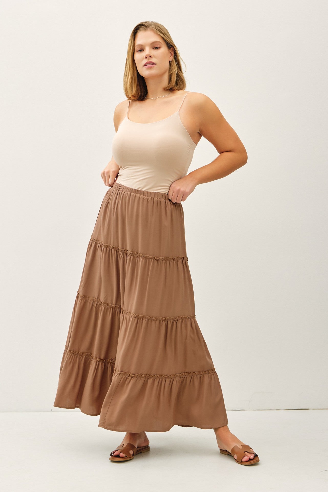 Sunkissed Layers Skirt - Plus