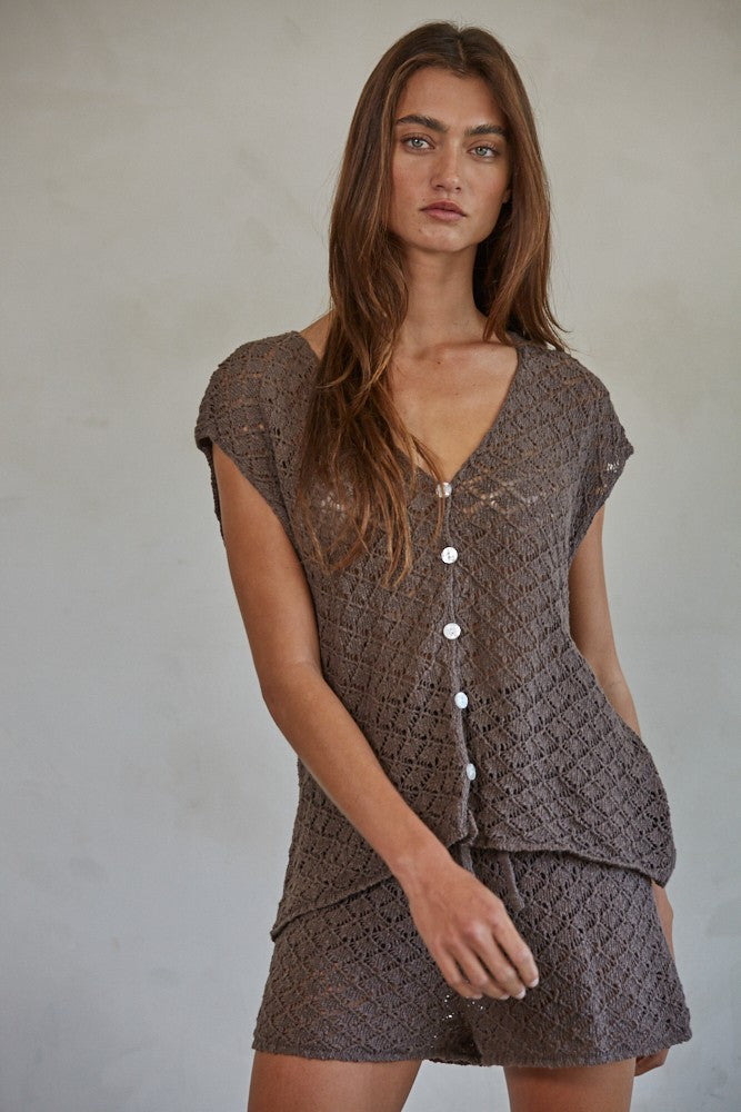 Brown Sugar Knit Top