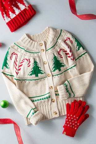 Vintage Christmas Cardi