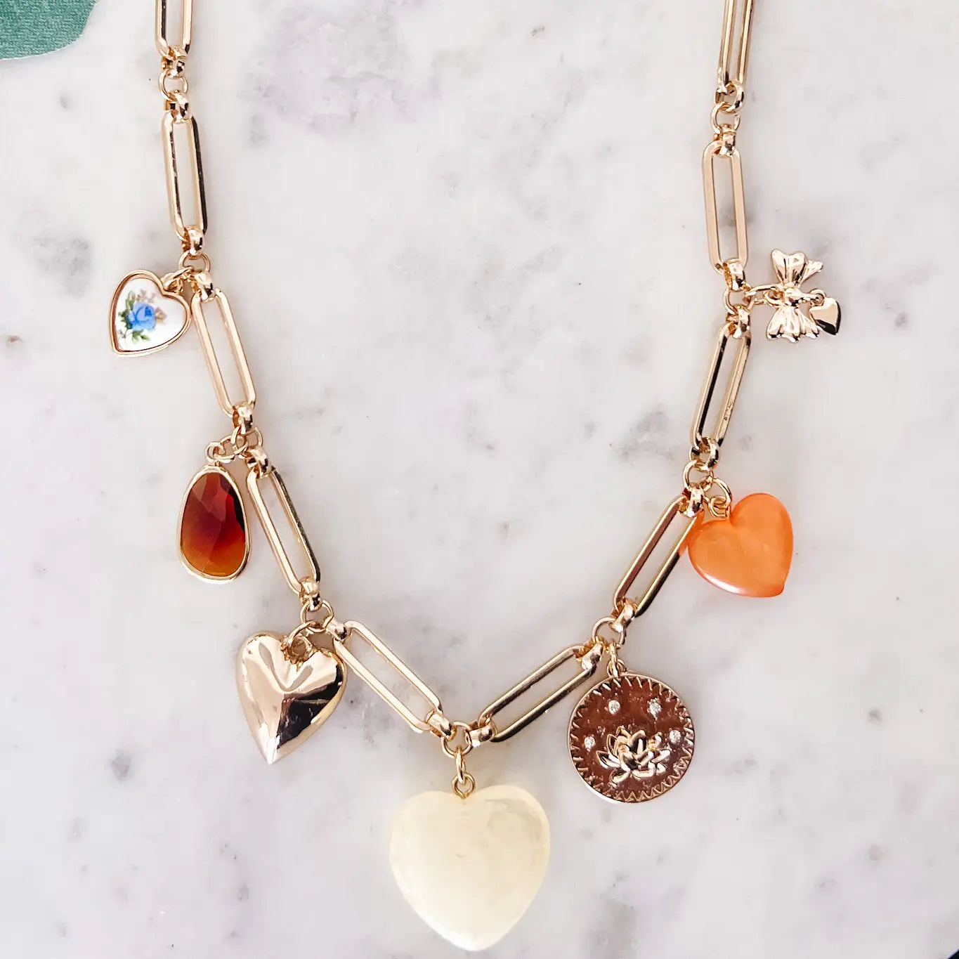 Amour Vintage Charm Necklace