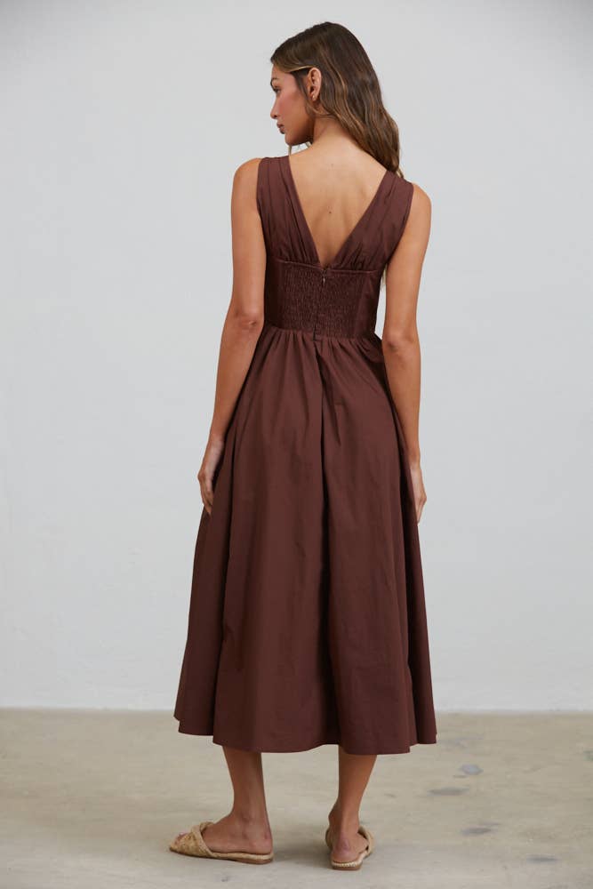 Rene Corset Midi Dress