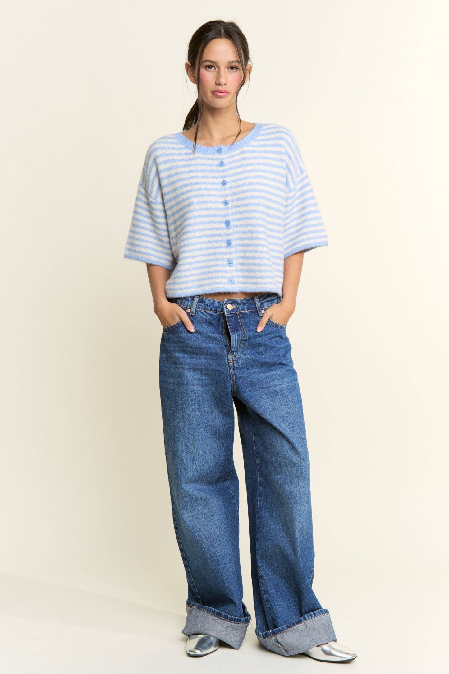 Lou Stripe Cardigan