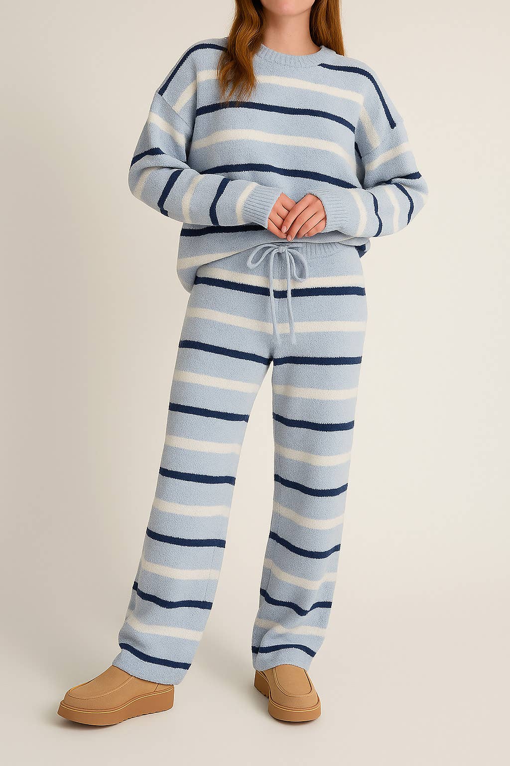 Stay Cozy Stripe Set