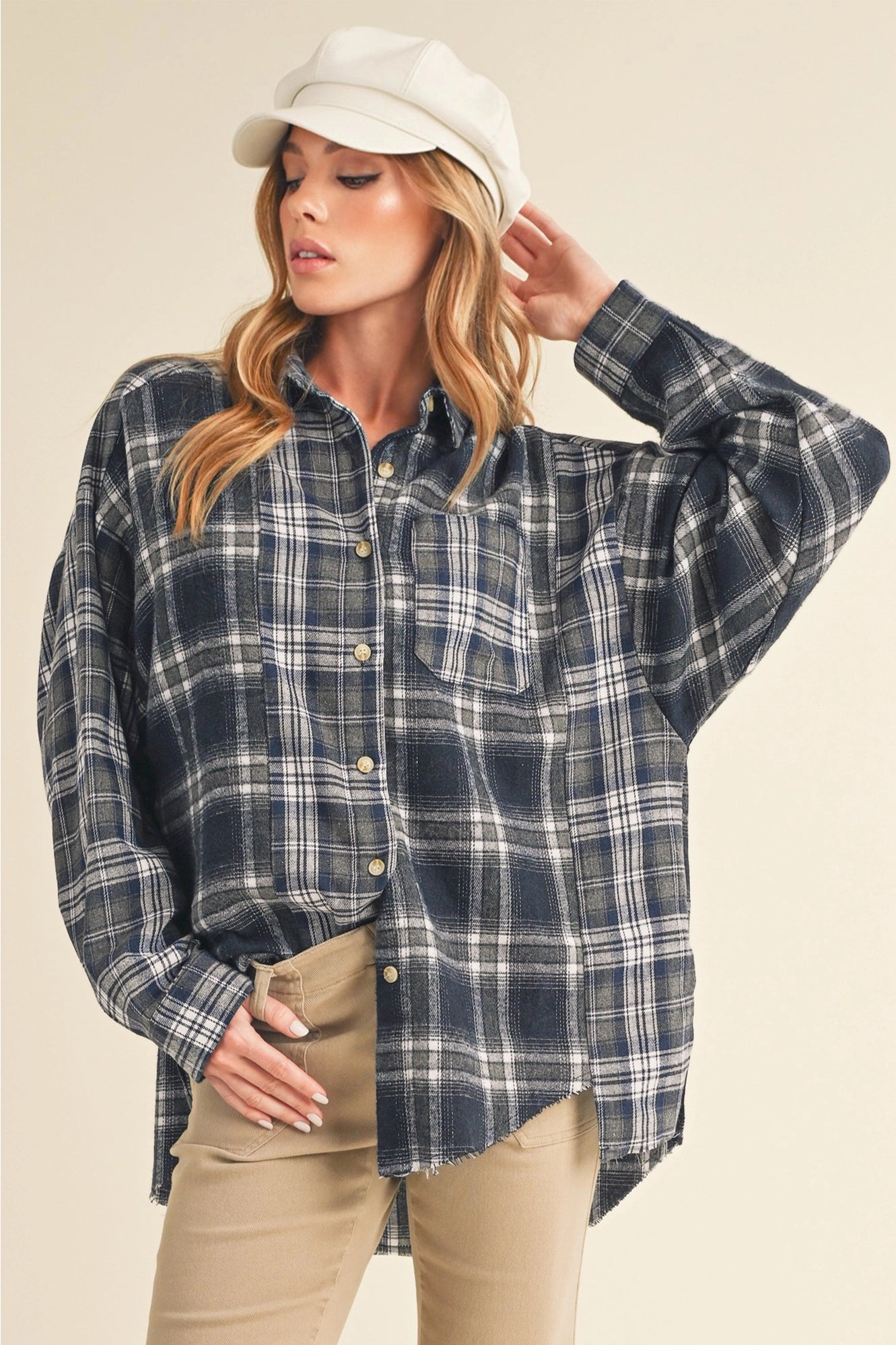 The Cabin Flannel - Navy