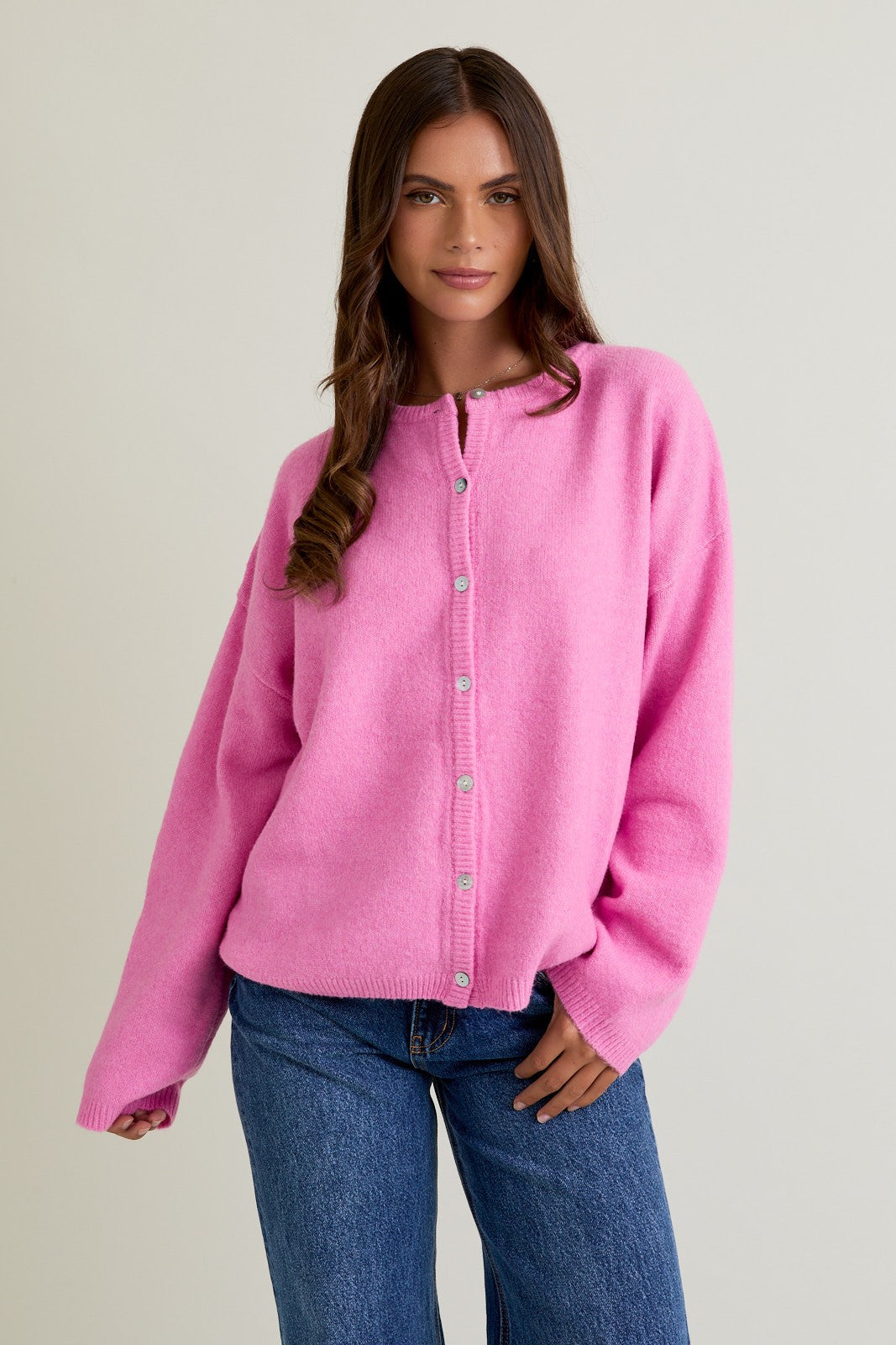 The Soft Focus Knit - Pink