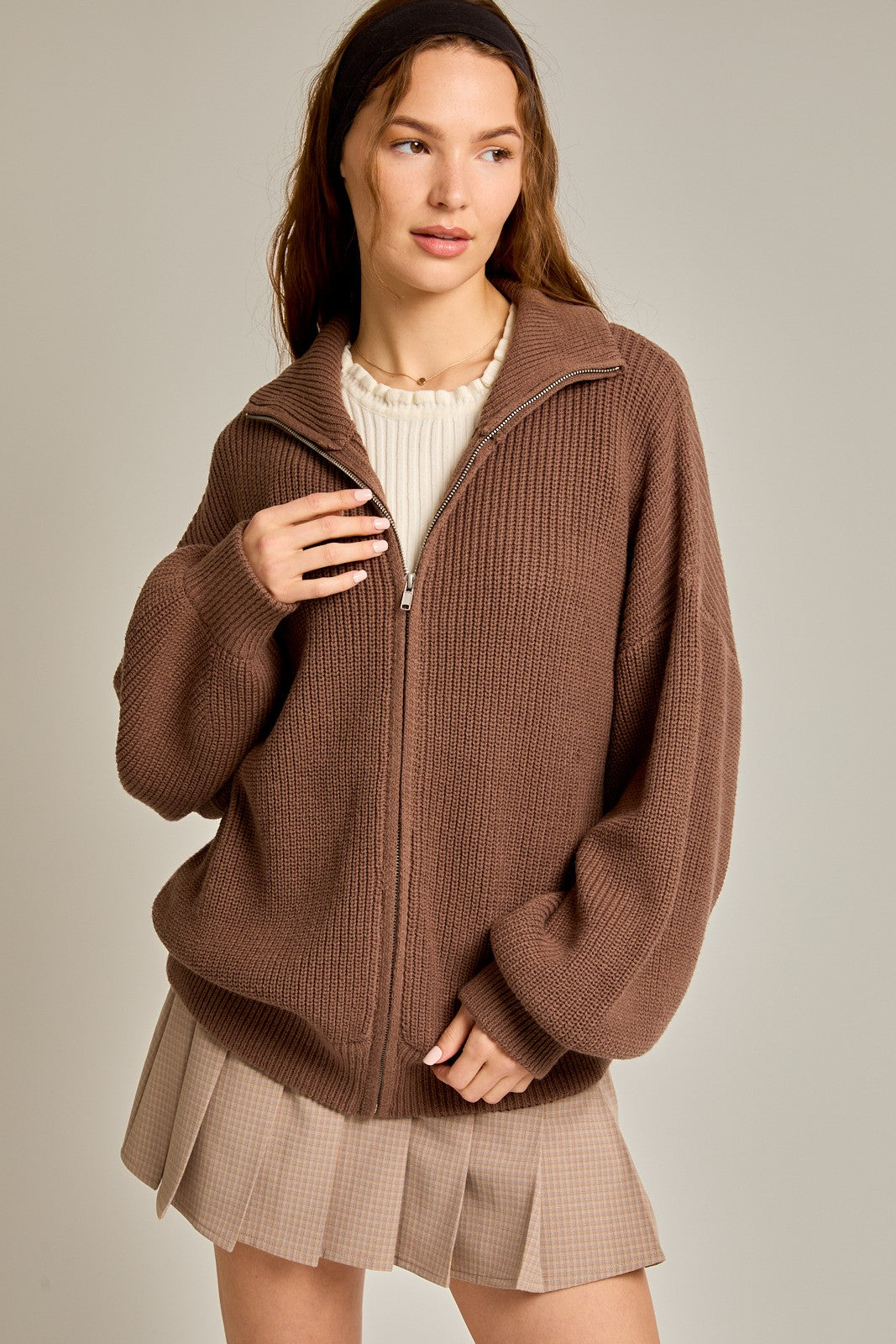 Café Cozy Knit - Mocha