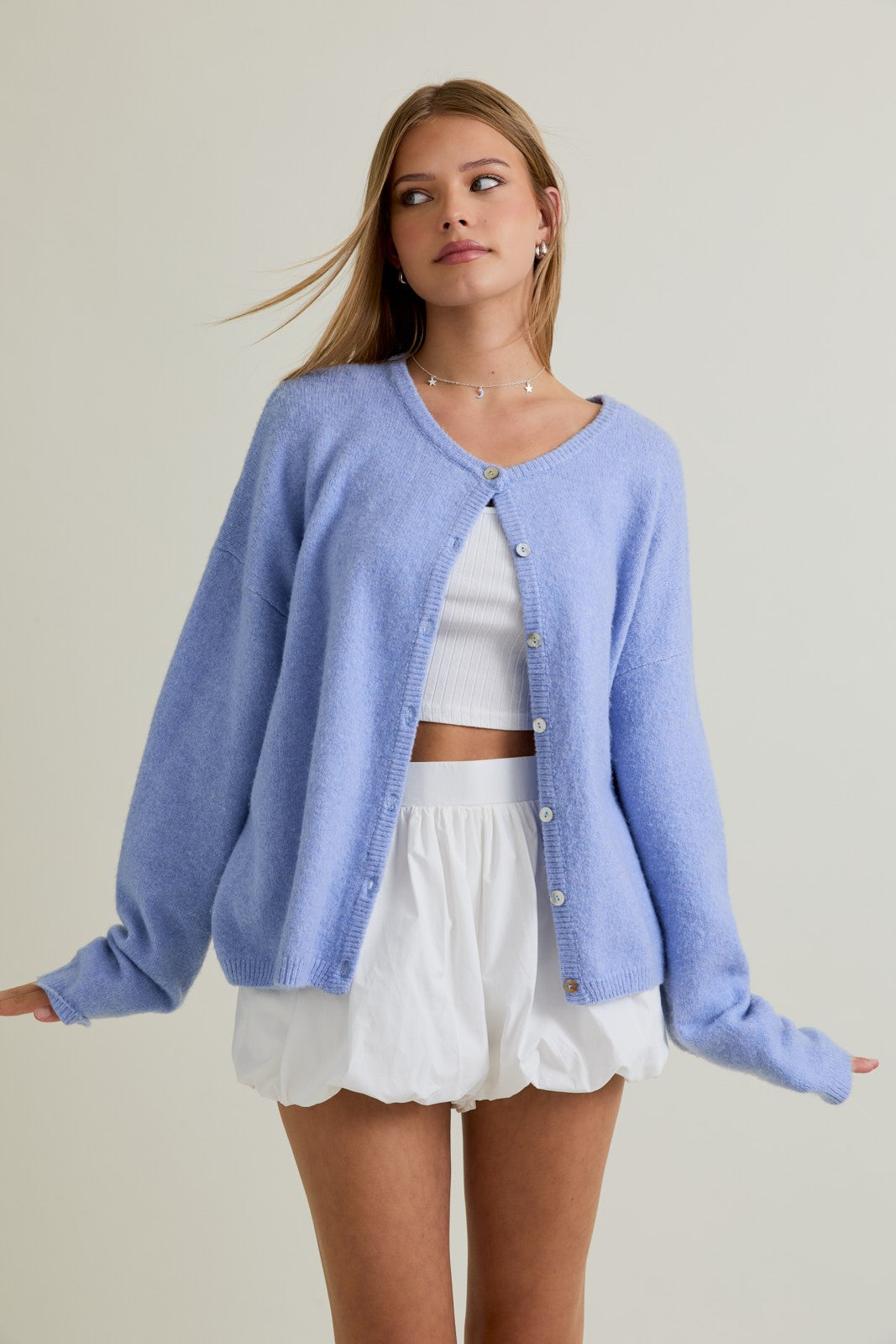 The Soft Focus Knit - Blue